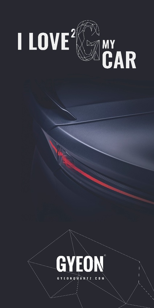 Banner stand / I love 2 G my car