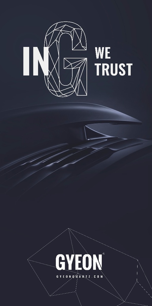 Banner stand / In G we trust