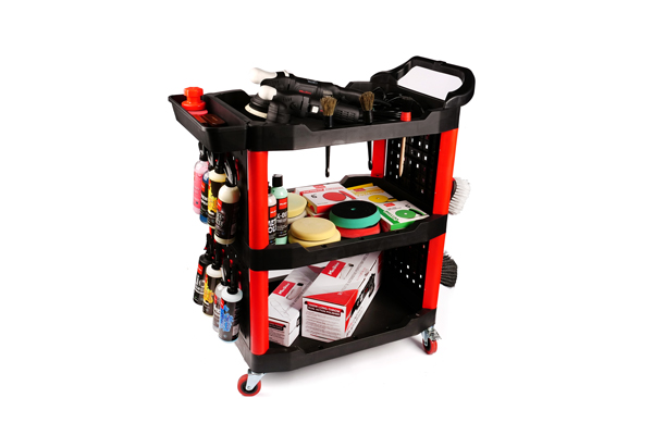 3-Tier Utility Detailing Rolling Cart - DLR02