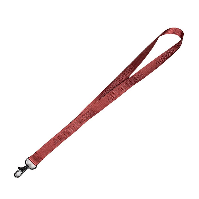 Luxury Embossed Lanyard Long