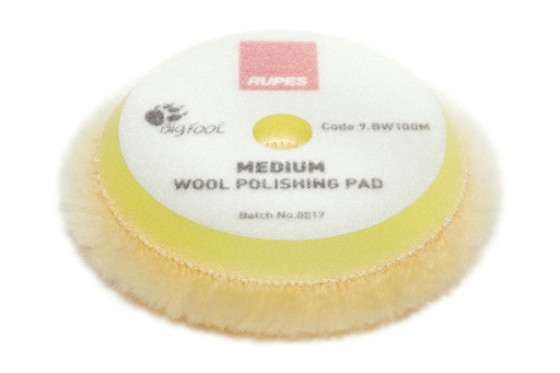 Yellow Medium Wool Polishing Pad