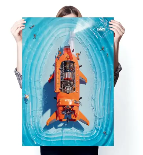 [8809973751849] Poster Set - G-Bottles - 4 prints